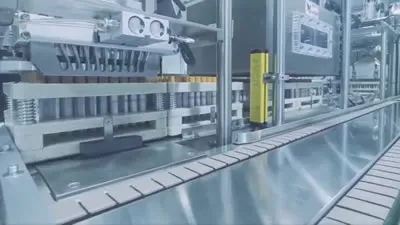 خط إنتاج أنابيب مفرغة بنظام ملصقات مسبق (من 15 إلى 18 ألف قطعة في الساعة)